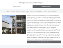 Tablet Screenshot of bridgewaychattanoogaapts.com